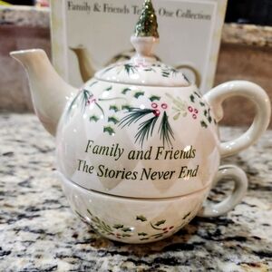 2/$25 Holiday Teapot Set for One